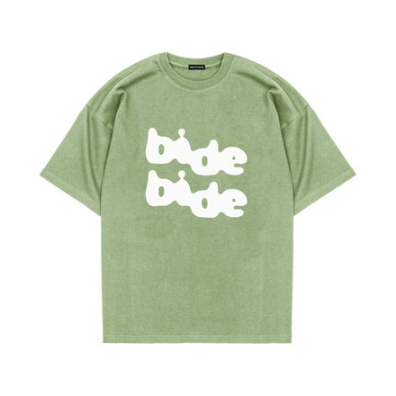 Light Sage Double Bide Tee